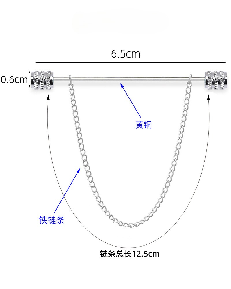 Novo Broche Masculino para Cam - Men'S Fashion Jewelry avaliação e preço