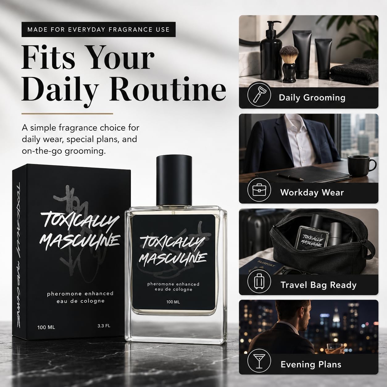 Colônia Toxically Masculine pa - Mens Fashion Modern avaliação e preço