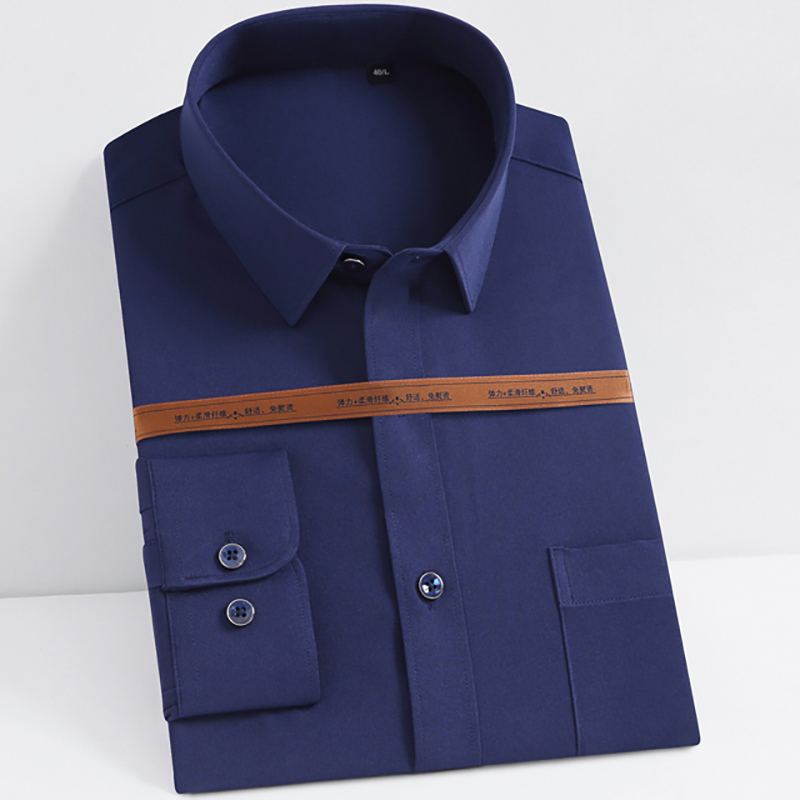 Esticar anti-rugas mens vestid - Dress Shirt Non-Iron avaliação e preço