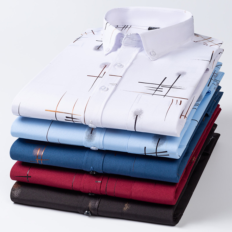 Camisas de vestido masculinas  - Dress Shirt Non-Iron avaliação e preço