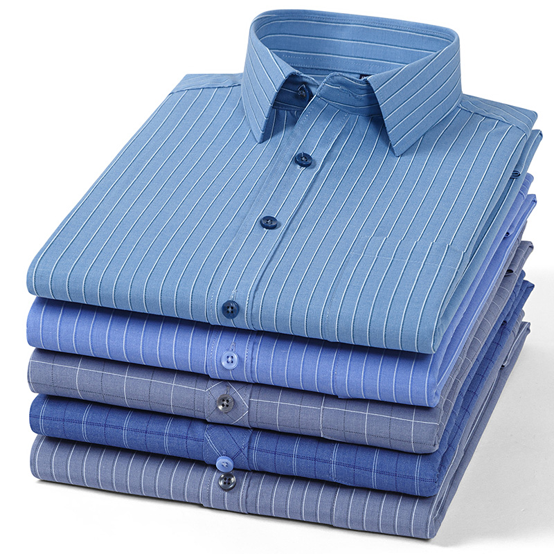 Camisa masculina de fibra de b - Dress Shirt Non-Iron avaliação e preço
