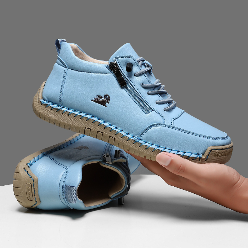Tênis feminino de couro artesa - Mens Fashion Modern avaliação e preço