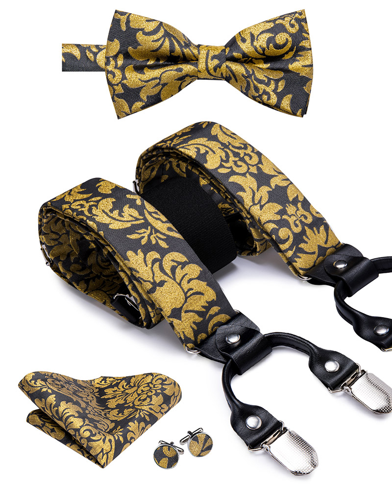 Hi-tie suspensórios de seda pa - Suspenders Clip Men avaliação e preço