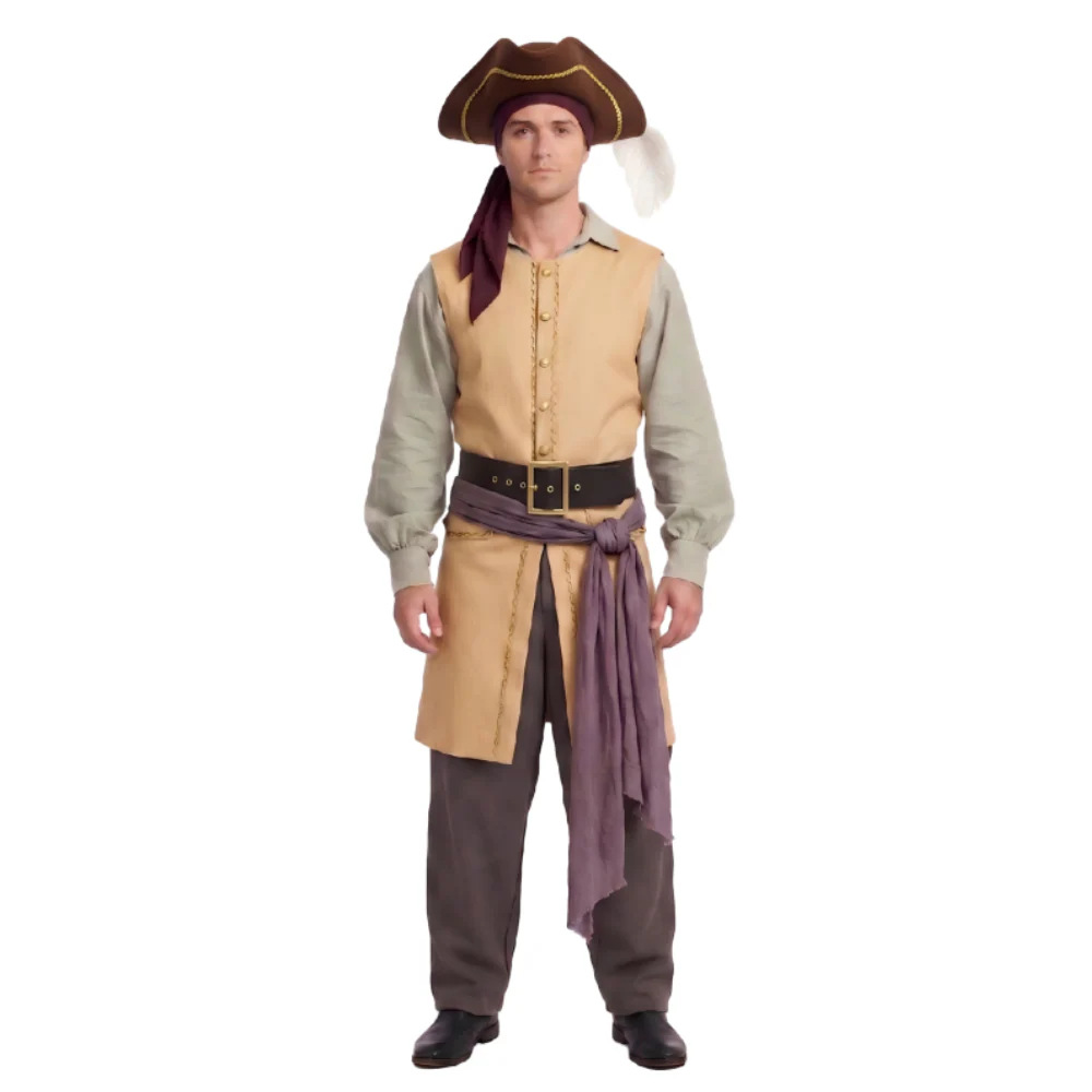 Fantasia de Pirata Capitão Cla - Mens Fashion Vest avaliação e preço