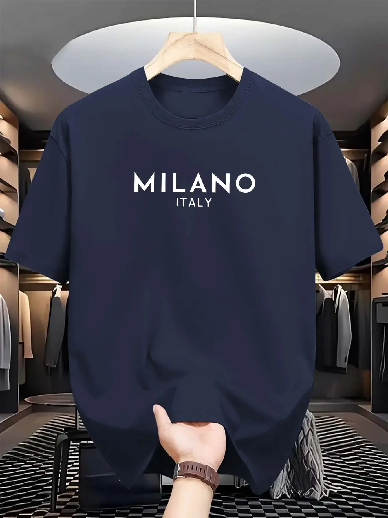 Camisa de Manga Curta Estampad - Milan Men'S Fashion avaliação e preço