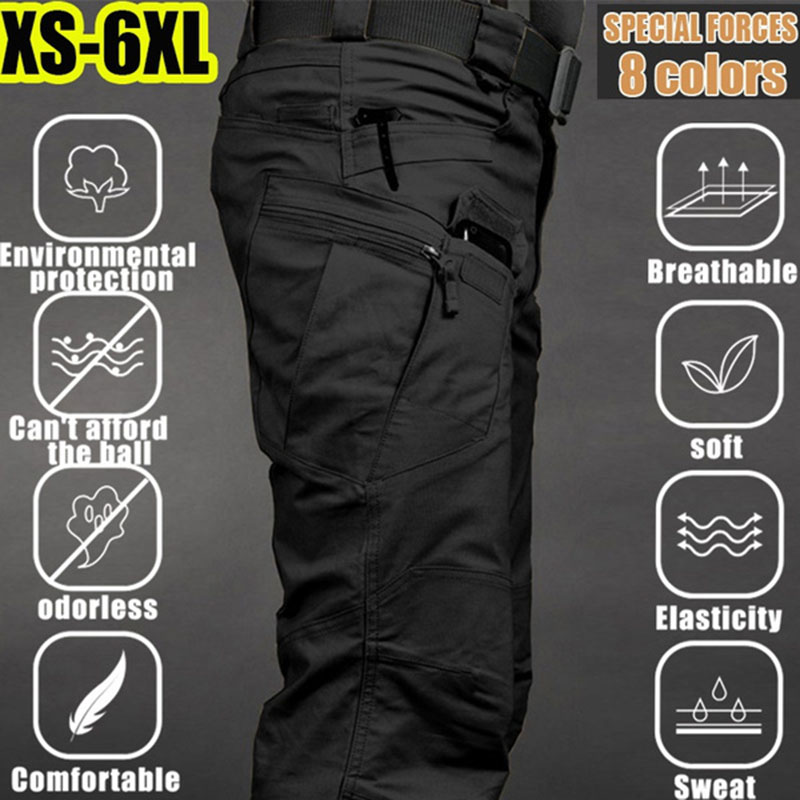 Calças de carga tática masculi - Cargo Jogger Pants avaliação e preço